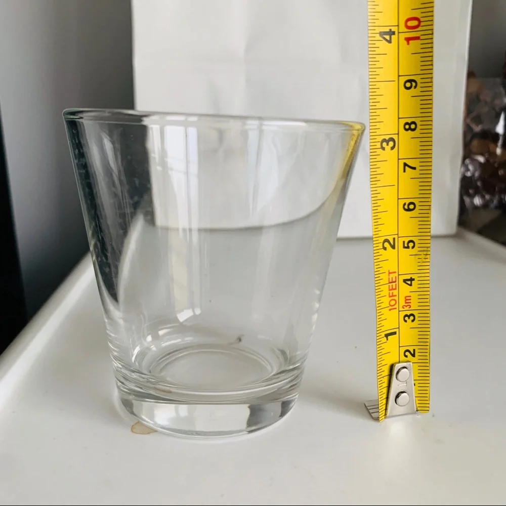 Set of 6 Glassware Shot Glass or Ice Cream or Candle Makers